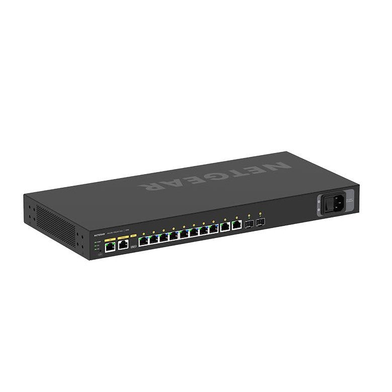Netgear GSM4212PX-100AJS AV Line M4250-10G2XF-POE+ 8x 1G POE+ 240W 2x 1G  and 2x SFP+ Managed Switch (GSM4212PX)