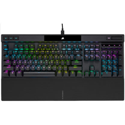 Corsair K70 RGB Pro Mechanical Gaming Keyboard Backlit RGB LED Cherry MX Red PBT Keycaps Black
