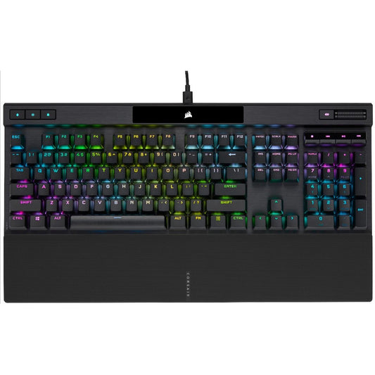 Corsair K70 RGB Pro Mechanical Gaming Keyboard Backlit RGB LED Cherry MX Red PBT Keycaps Black