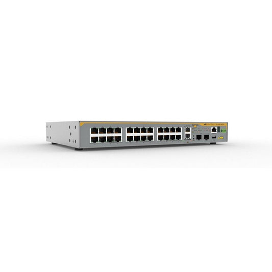 Allied Telesis X330-28GTX-40 L3 Stackable Switch 24x 10/100/1000-T 2x 1/2.5/5/10G-T 2x SFP+ Ports 1x Fixed PSU (AU Power Cord)