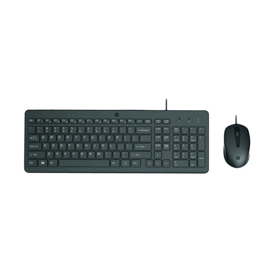 HP 150 USB Wired Mouse & Keyboard Combo 240J7AA (Black)