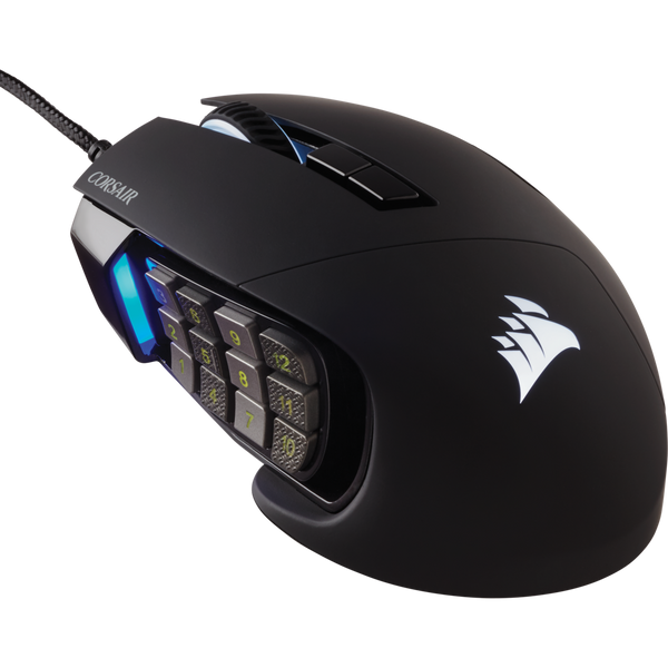 Corsair Gaming Scimitar Elite RGB MOBA/MMO Optical PC Gaming Mouse Black
