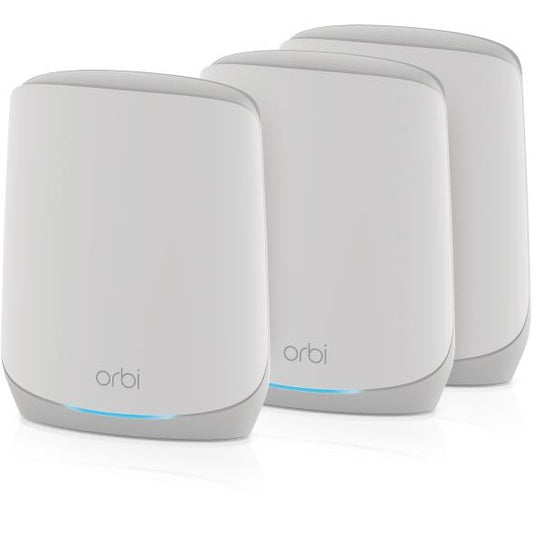 Netgear Orbi AX5400 Tri-Band Mesh WIFI 6 System - 3 Pack RBK763S-100APS