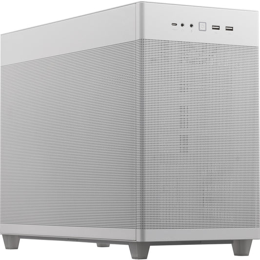 ASUS Prime AP201 MicroATX Tempered Glass Case White
