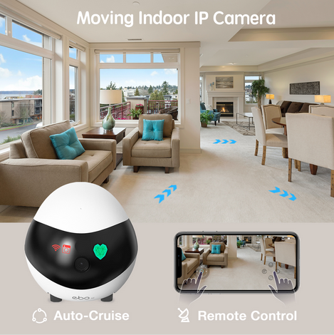 Enabot EBO SE Wireless Camera Robot | Designed for Pets & Families