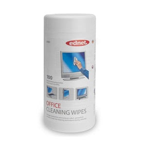 Ednet Office Cleaning Wipes Tub of 100
