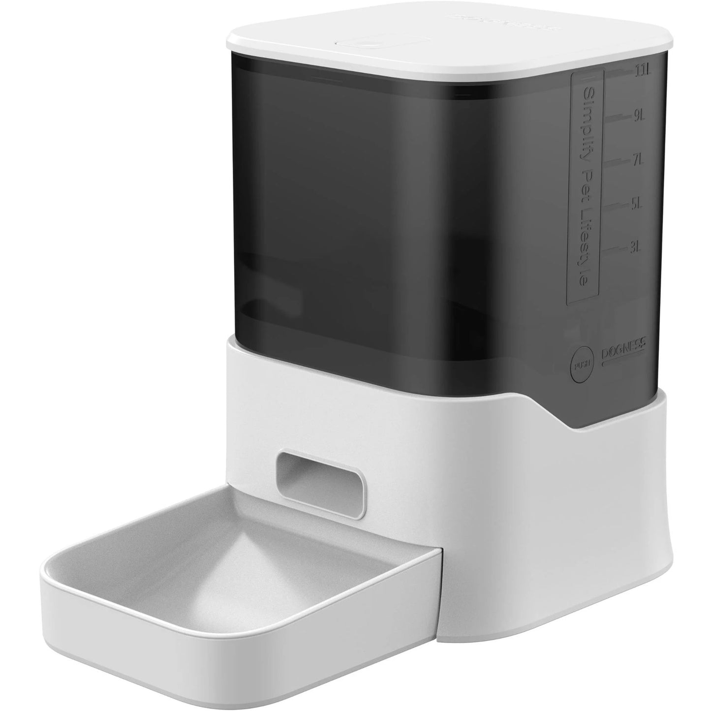 Dogness F20 Whale Automatic Programmable Pet Food Feeder - 11L (White)