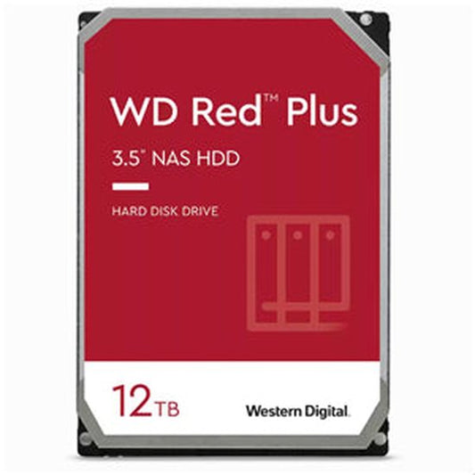WD Red Plus 12TB SATA 3.5" Intellipower 256MB NAS HDD 3 Years Warranty .