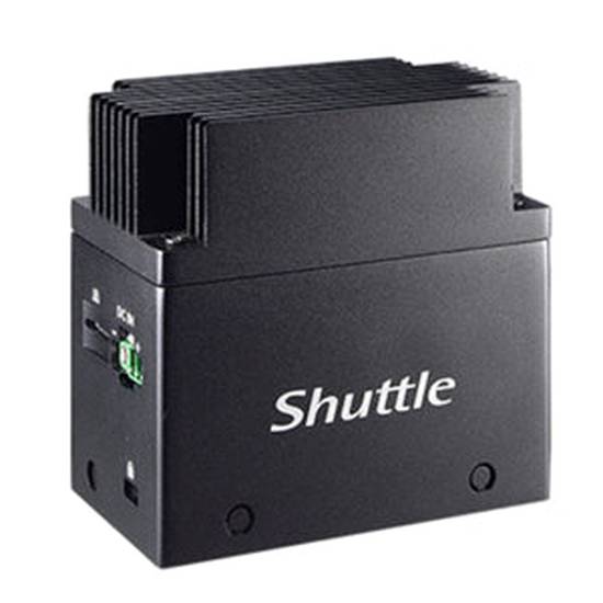Shuttle EN01E Atom E3940 Fanless Ultra SFF Barebone PC