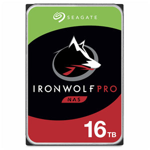 Seagate IronWolf Pro 16TB SATA 3.5" 7200RPM 256MB NAS HDD (5 Years Warranty)