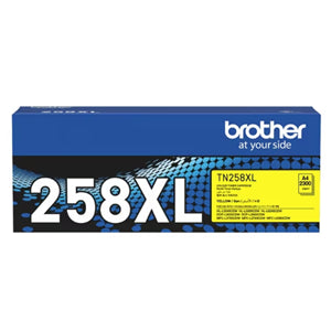Brother TN-258XLY High Yield Toner Yelllow