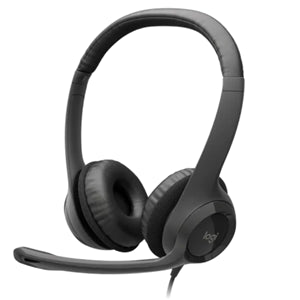 Logitech H390 USB Digital On-Ear Headset (Black)