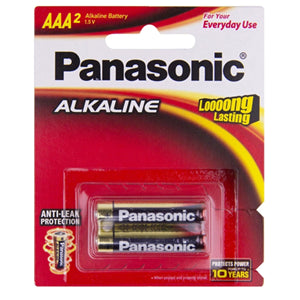 Panasonic AAA Alkaline Battery (2 Pack)