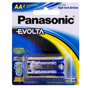 Panasonic Evolta AA Alkaline Battery (2 Pack)