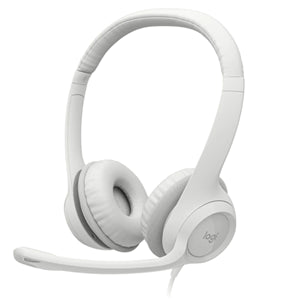 Logitech H390 Wired USB Digital Headset (Off White)