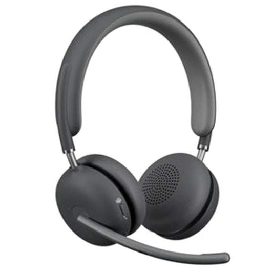 Logitech Zone Wireless 2 On-Ear Bluetooth Business Headset with Receiver - UC Version Graphite