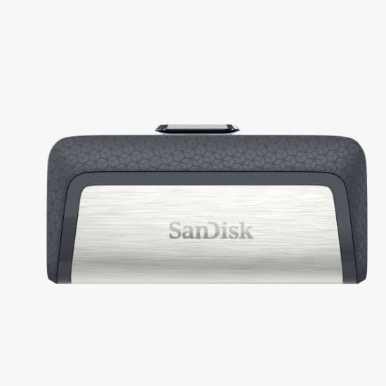 SanDisk Ultra Dual Drive 32GB USB Type C SDDDC2 USB3.1/Type C Reversible Connector Retractable Design (Black)