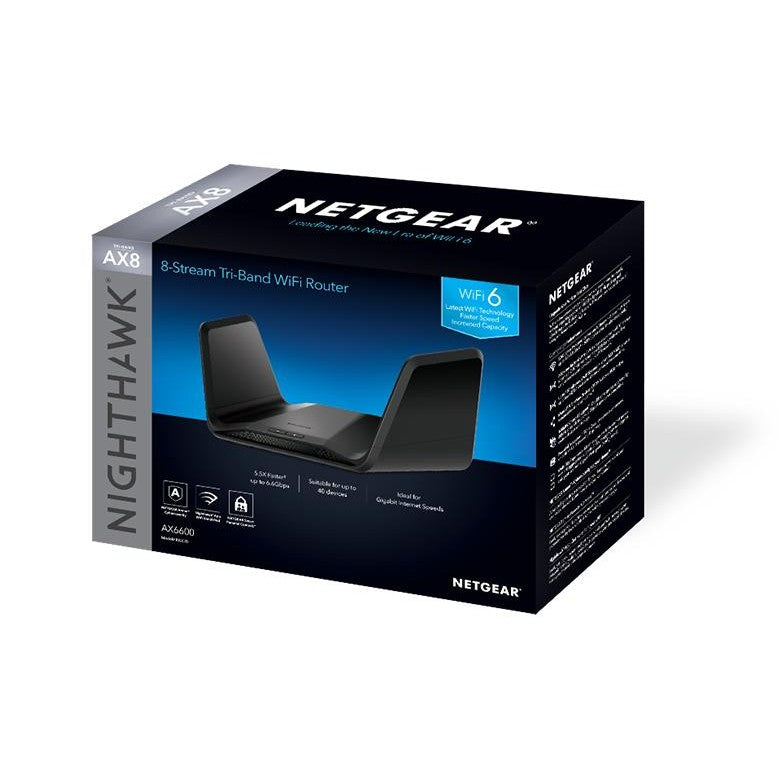 Netgear Nighthawk AX6600 AX8 8-Stream Tri-Band WIFI 6 Router RAX70 V2