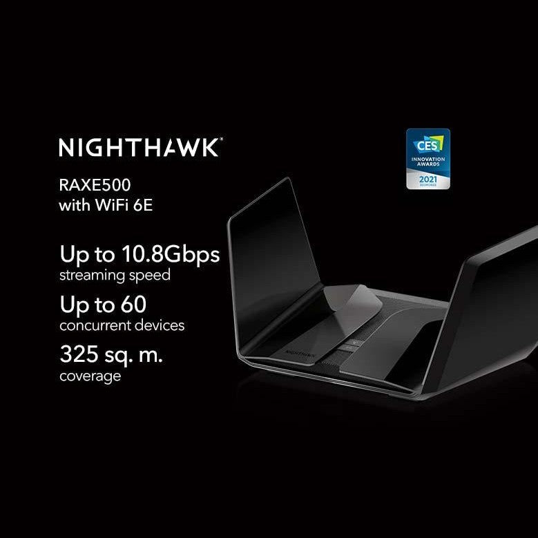 Netgear Nighthawk AXE11000 AX12 12-Stream Tri-Band WIFI 6E Router (RAXE500)