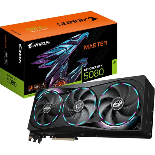 Gigabyte GV-N5080Aorus M-16GD RTX5080 16GB GDDR6X PCIE Graphics Card