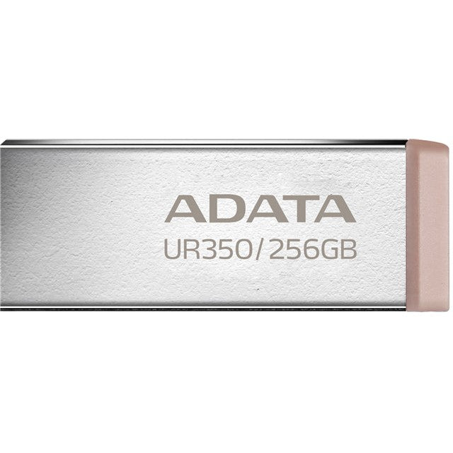 Adata UR350 USB3.2 256GB Flash Drive (Nickel/Black)