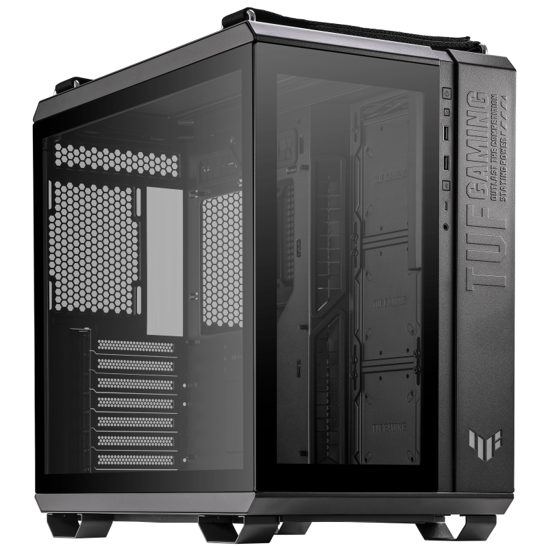ASUS TUF Gaming GT502 Mid-Tower Tempered Glass Case Black