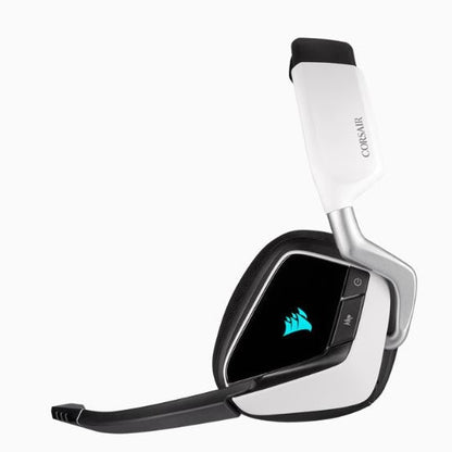 Corsair Void RGB Elite Wireless Premium Gaming Headset with 7.1 Surround Sound White