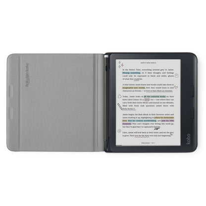 Kobo Libra Colour | 2024 | Notebook Sleepcover Case (Black)