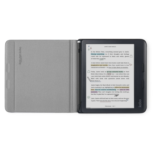 Kobo Libra Colour | 2024 | Notebook Sleepcover Case Black