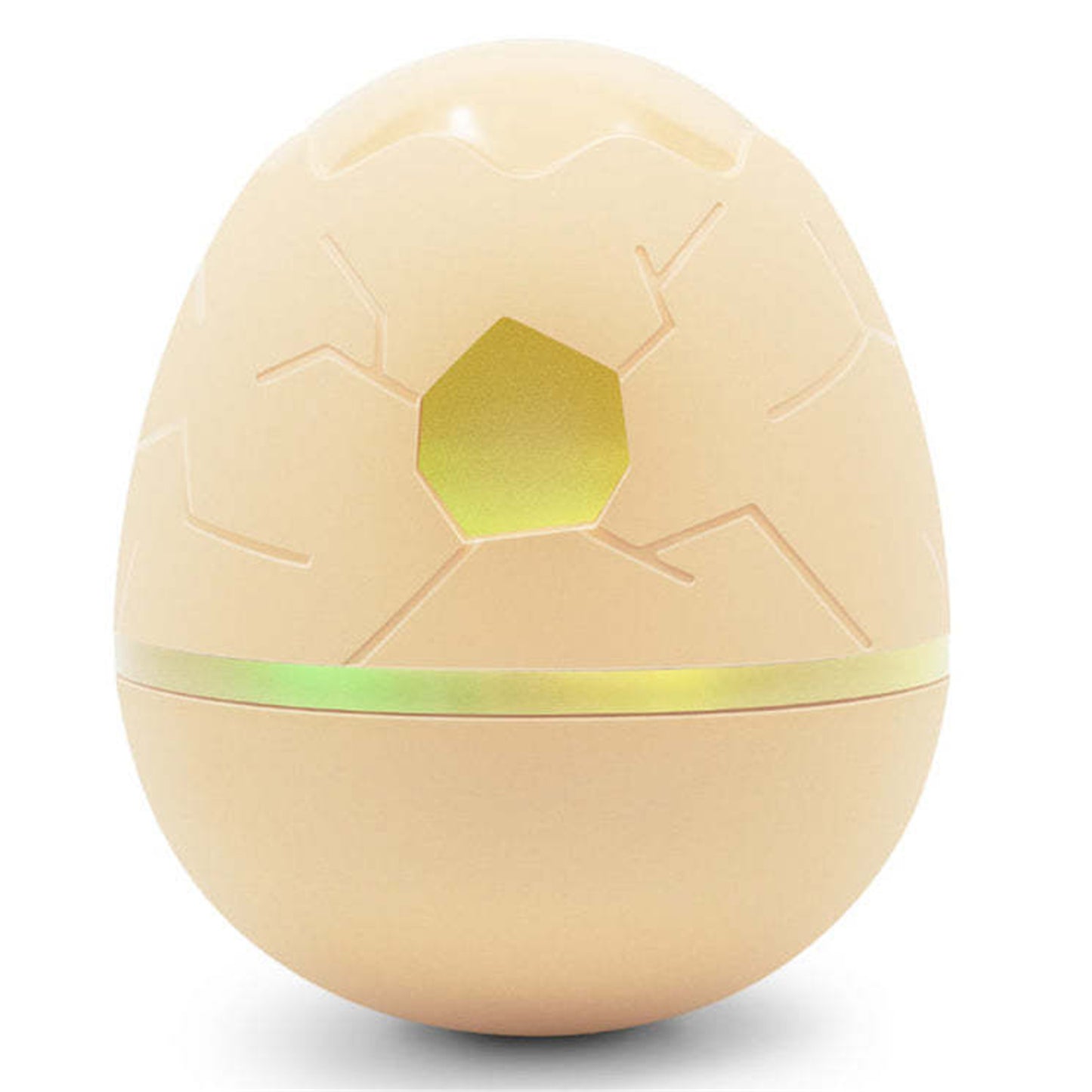 Cheerble Wicked Egg - Interactive Treat Dispensing Cat & Dog Toy (Apricot)