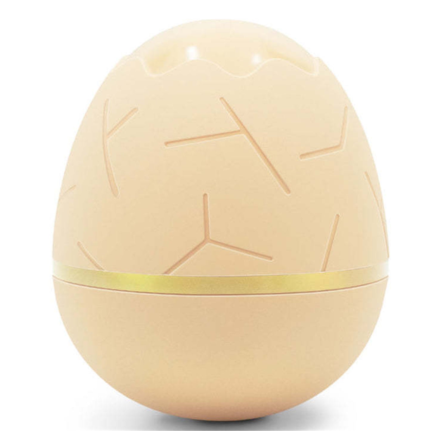 Cheerble Wicked Egg - Interactive Treat Dispensing Cat & Dog Toy (Apricot)