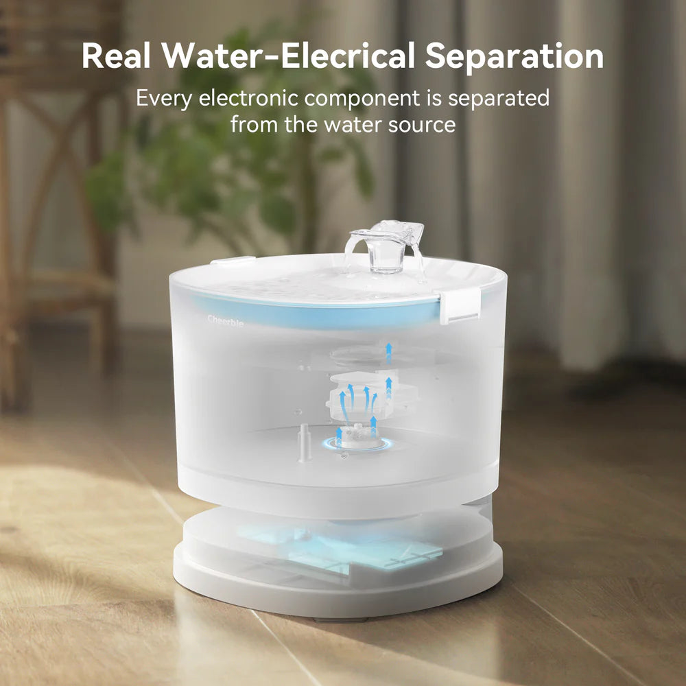 Cheerble Elfin E1 Pet Water Fountain 2L (AC Powered)