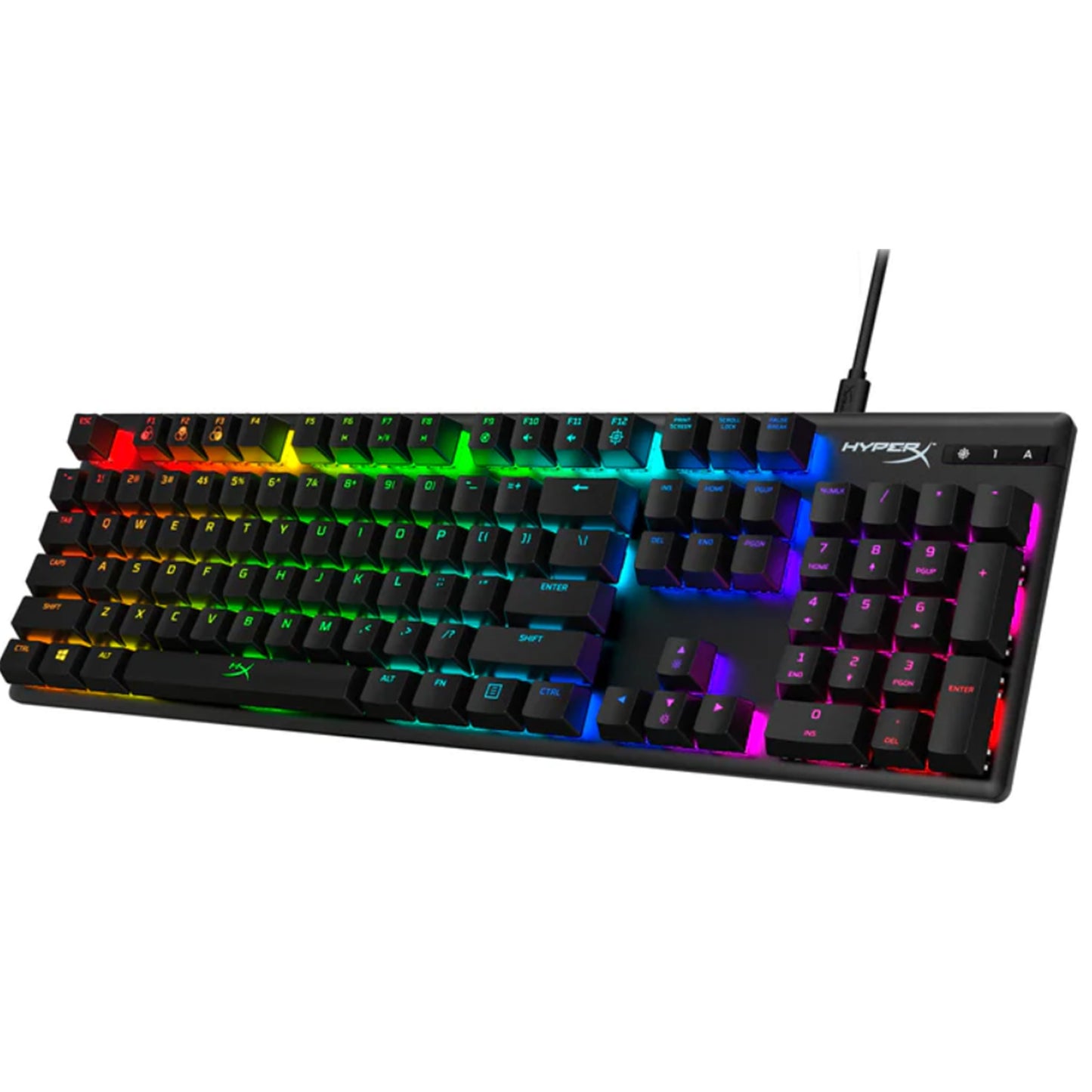 HyperX Alloy Origins RGB Mechanical Gaming Keyboard Aqua Switch (US Layout)