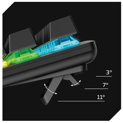 HyperX Alloy Origins RGB Mechanical Gaming Keyboard Aqua Switch (US Layout)