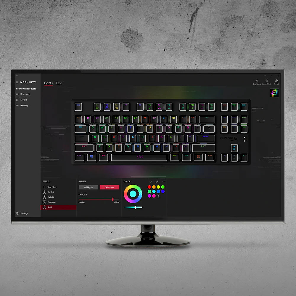 HyperX Alloy Origins Core RGB Mechanical Gaming Keyboard Red Switch (US Layout)