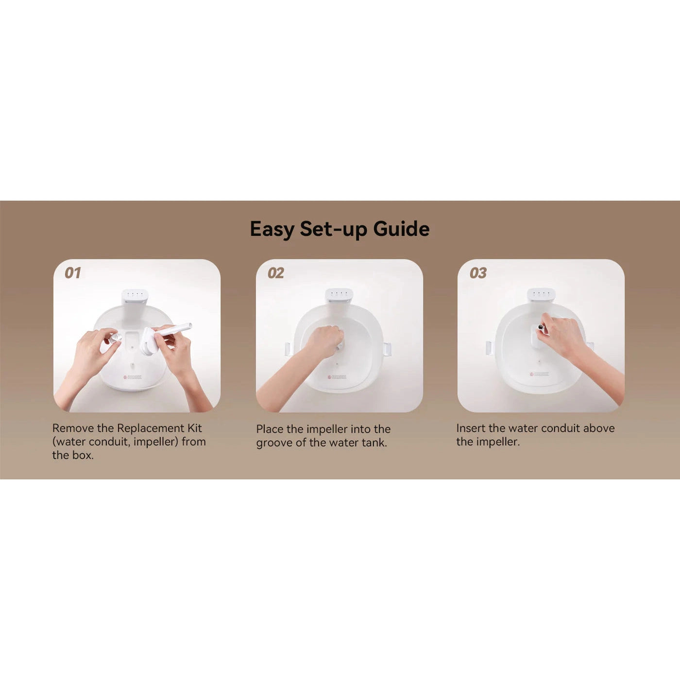 Cheerble Elfin E1+ Pet Water Fountain 2L (Battery & AC Powered)