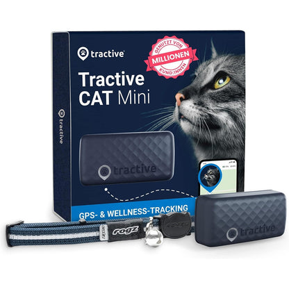Tractive Cat Mini GPS Tracker (Midnight Blue) | Subscription Required