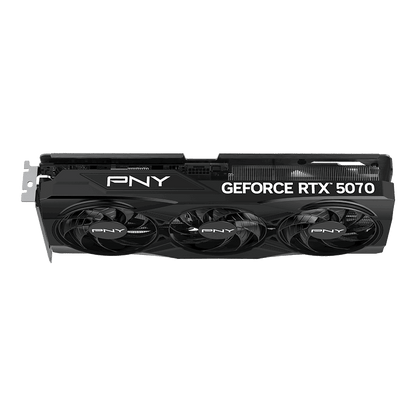 PNY Nvidia GeForce RTX 5070 OC Triple Fan | 12GB GDDR7 | 8K UHD (7680 x 4320) | RTX5070 OC GPU | Graphics Card