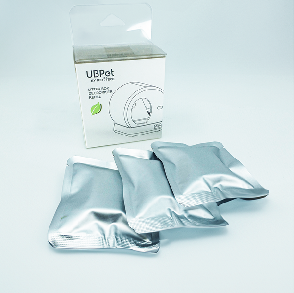 UB Pet by Pettecc Deodorising Blocks - Deodoriser Refill for C10 Smart Cat Litter Box 3-Pack