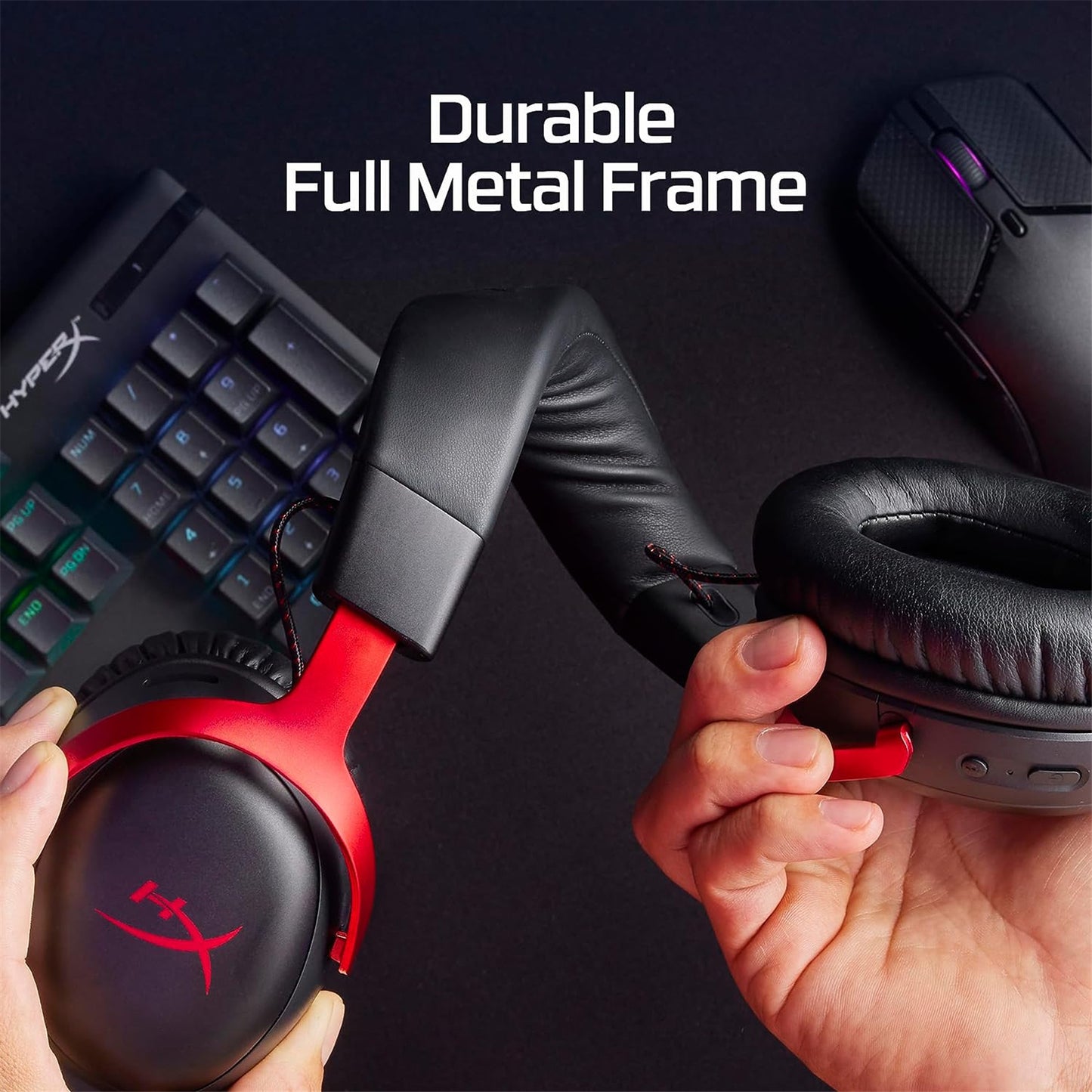 HyperX Cloud III Wireless Over-Ear Gaming Headset Black/Red