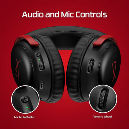 HyperX Cloud III Wireless Over-Ear Gaming Headset Black/Red
