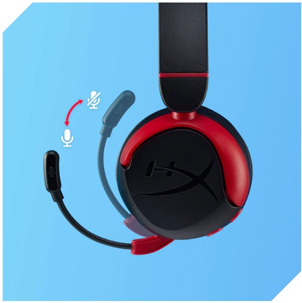 HyperX Cloud Mini Wireless On-Ear Bluetooth Gaming Headset (Black)