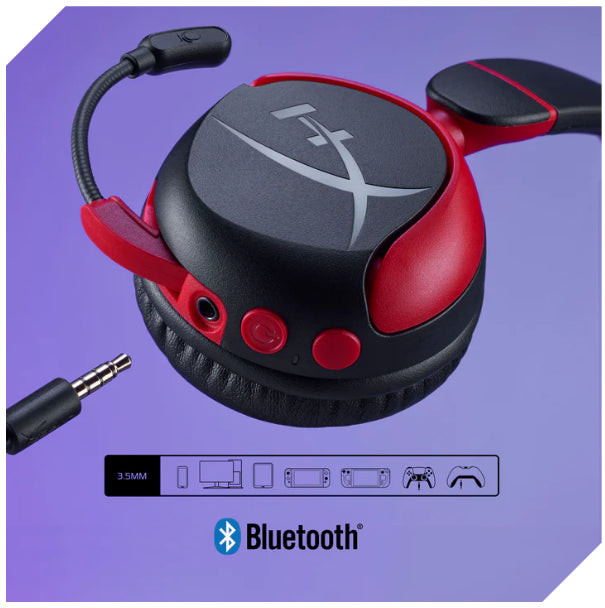 HyperX Cloud Mini Wireless On-Ear Bluetooth Gaming Headset (Black)