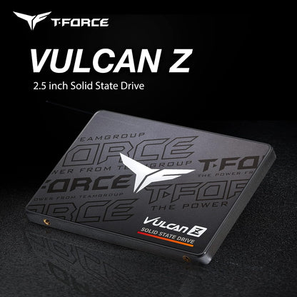 TeamGroup T-Force Vulcan Z SSD 512GB SLC Cache 3D NAND TLC 2.5" SATA III R/W 530/470 MB/s