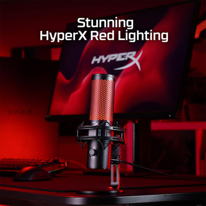 HyperX Quadcast 2 USB Standalone Gaming Microphone (Black)
