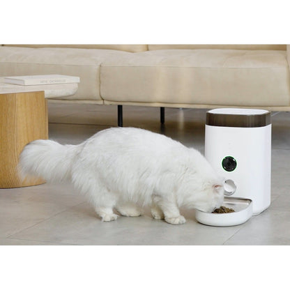 Dogness F10 Wide-View HD 1080p Camera Pet Feeder - 4 Litre (White)