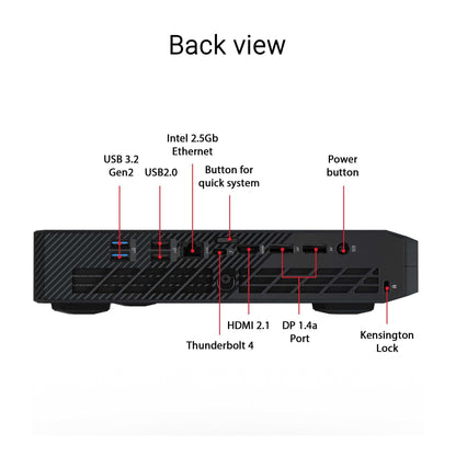 Asus NUC 14 Pro Gaming Barebones Kit | Intel Core Ultra 7 155H | Nvidia GeForce RTX 4060 GPU