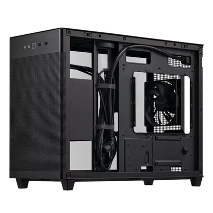 ASUS Prime AP201 MicroATX Tempered Glass Case Black