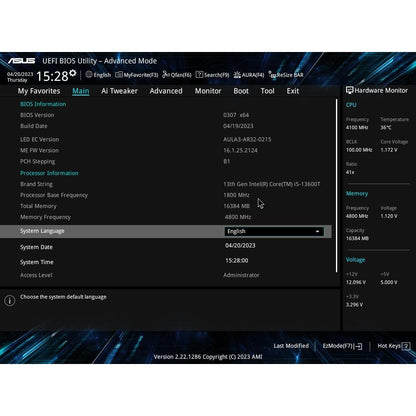 Asus B760M-AYW WIFI mATX Motherboard | Intel Socket LGA1700 - B760 Chipset