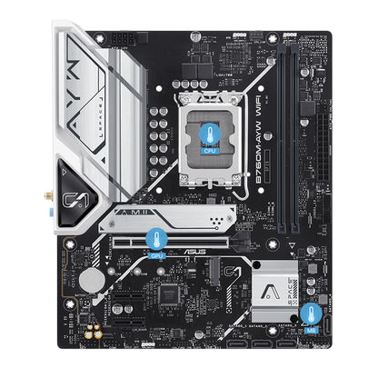 Asus B760M-AYW WIFI mATX Motherboard | Intel Socket LGA1700 - B760 Chipset